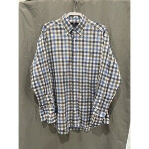 Vineyard Vines Slim Fit Tucker Shirt Mens XL Long Sleeve Button Down Blue Check